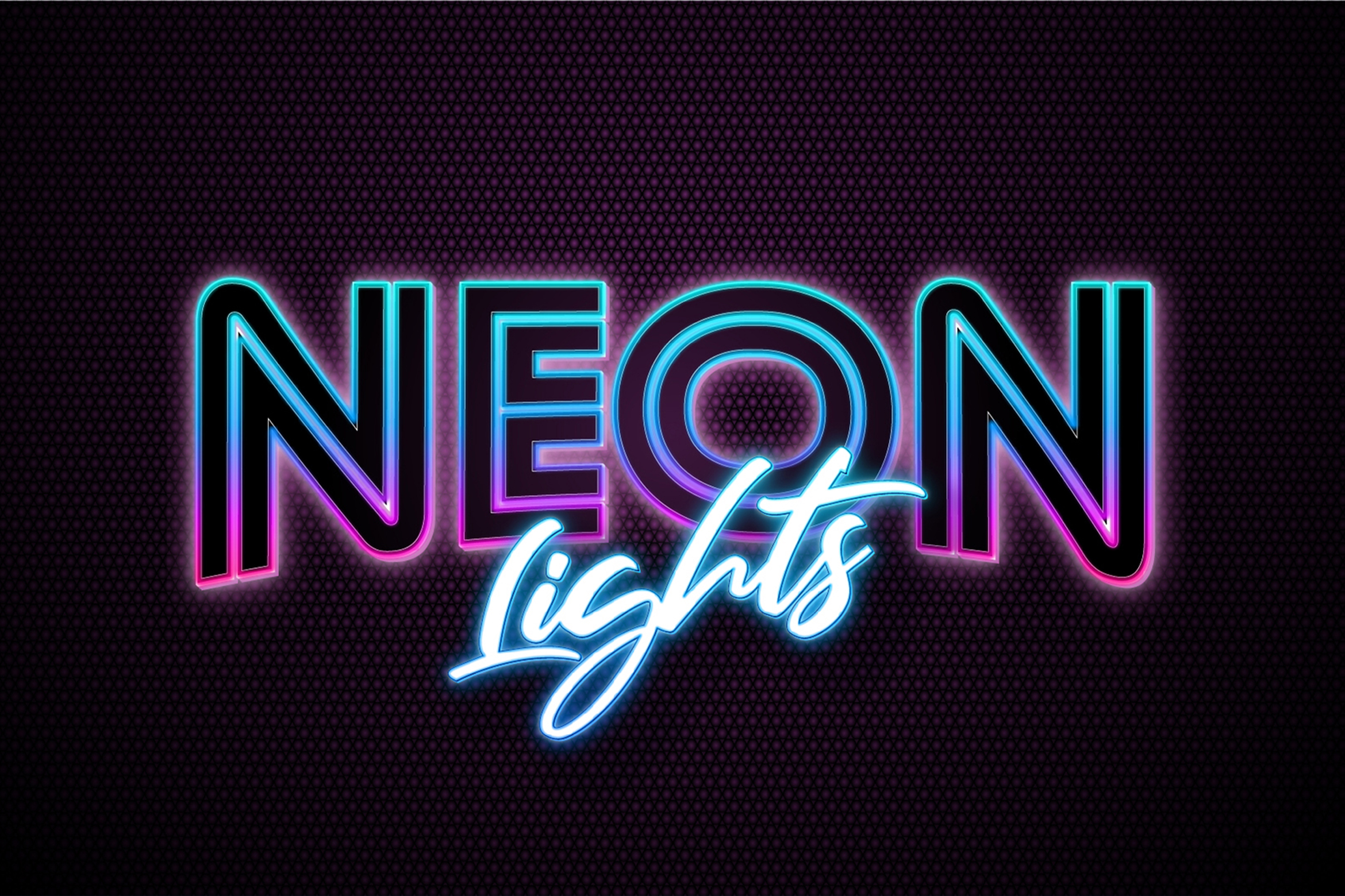 Neon - Editable Text Effects for Adobe Illustrator, Add-ons | GraphicRiver