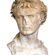 Marble bust of Augustus Caesar from Prima Porta isolated - PhotoDune Item for Sale