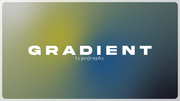 Gradient - Typography / AE