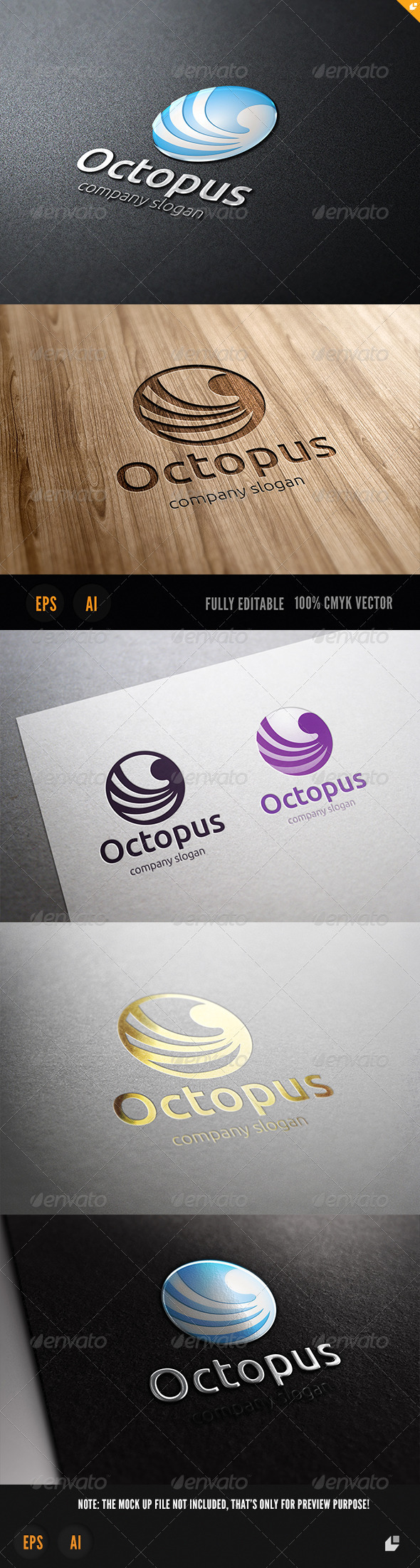 Octopus Logo - Animals Logo Templates