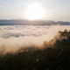 Sunrise of the mountain with the sea of clouds near the rainforest jungle. - PhotoDune Item for Sale