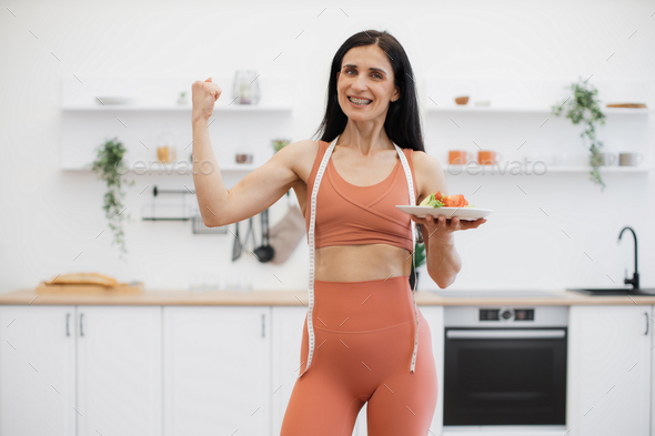 Fitness Woman Strong Arm Muscles Stock Image - Image of woman