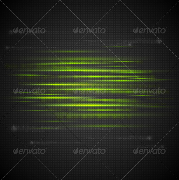 Shiny Green Abstract Stripes - Backgrounds Decorative
