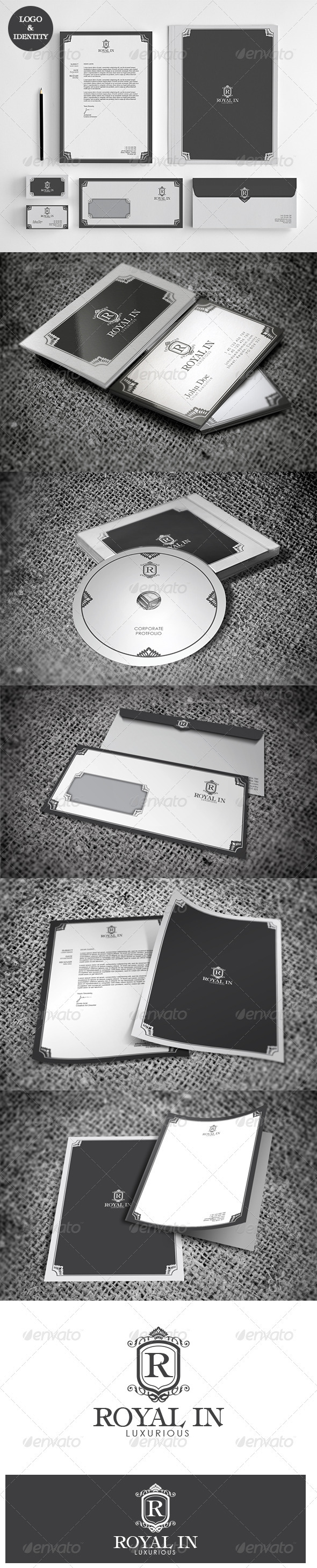 Royal In Logo & Identity - Stationery Print Templates