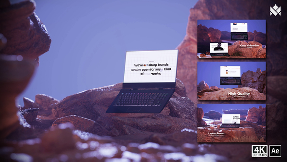 Laptop Mockup - Website Promo V.01 Product Promo template preview