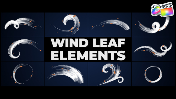 Wind Leaf Elements | FCPX