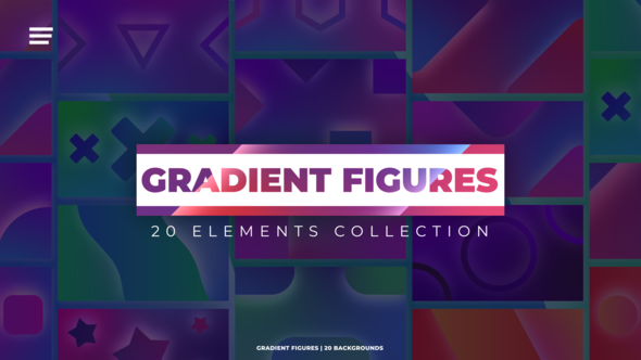 Gradient Figures Backgrounds | Premiere Pro