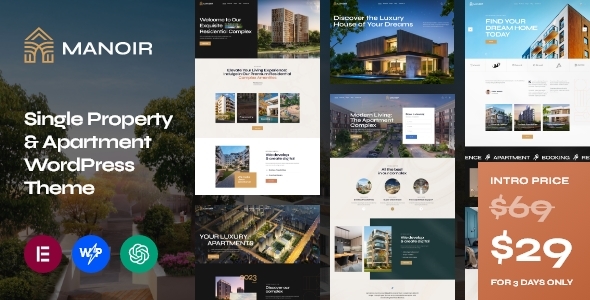 Manoir -  Single Property & Apartment WordPress Theme
