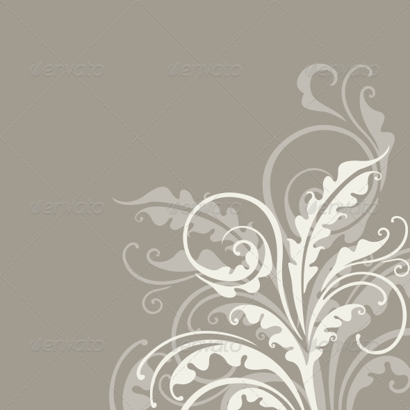 Decorative Floral Background - Backgrounds Decorative