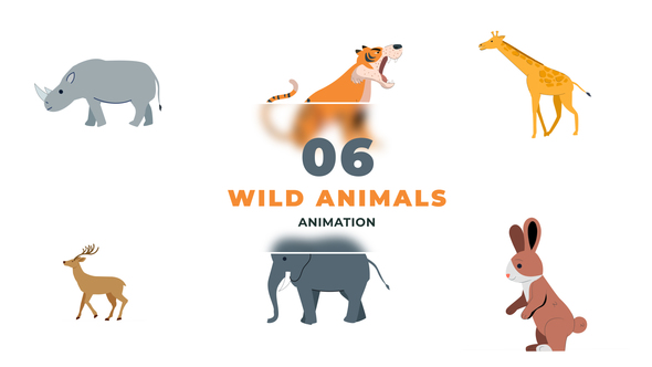 Wild Life Animals Character Animation Scene