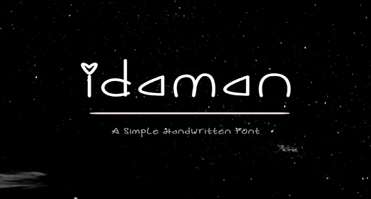 IDAMAN FONT
