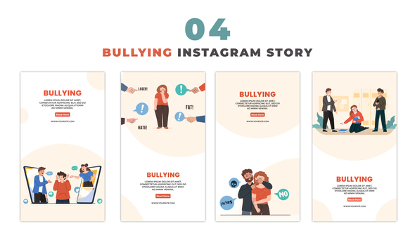 Cyber and Physical Bullying 2d Instagram Story