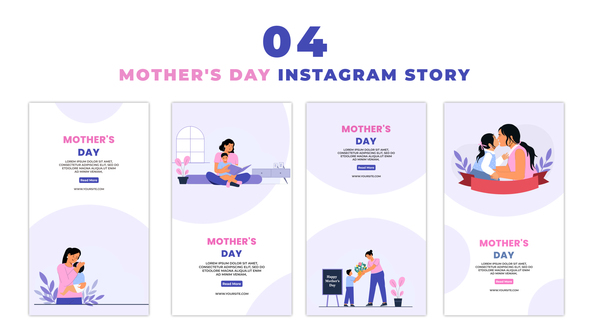 Mothers Day 2D Animation Instagram Story
