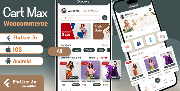 CartMax WooCommerce - Flutter E-commerce application