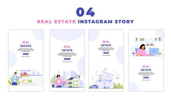 Real Estate Agency Animated Instagram Story Template