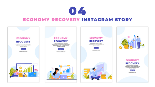 Investment Recovery Creative 2d Flat Character Instagram Story