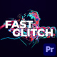 Fast Glitch Logo Reveal - VideoHive Item for Sale