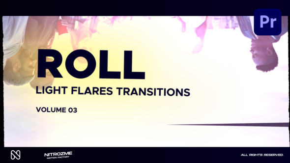 Light Flares Roll Transitions Vol. 03 for Premiere Pro