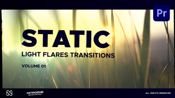Light Flares Transitions Vol. 01 for Premiere Pro