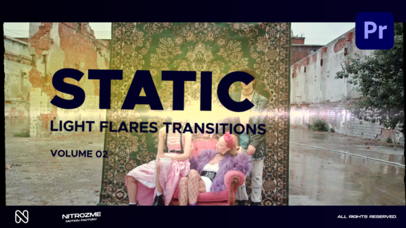 Light Flares Transitions Vol. 02 for Premiere Pro