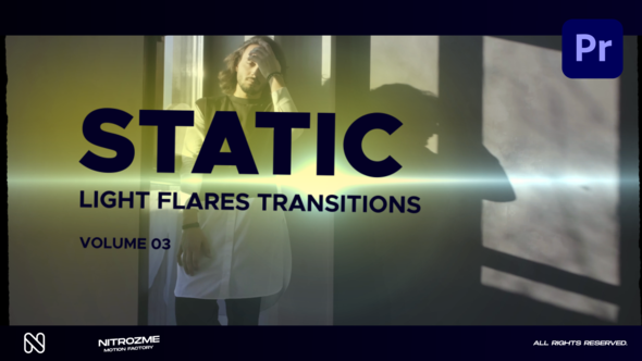 Light Flares Transitions Vol. 03 for Premiere Pro