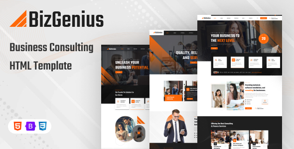 BizGenius - Consulting Business HTML Template