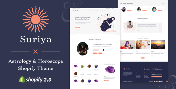 Suriya – Astrology, Horoscope Gemstone Store Shopify Theme
