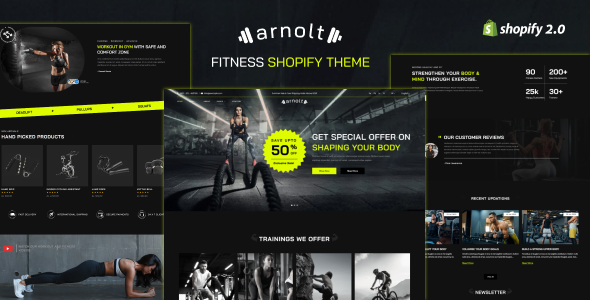 Arnolt – Sports Clothing & Fitness Equipment Shopify Theme