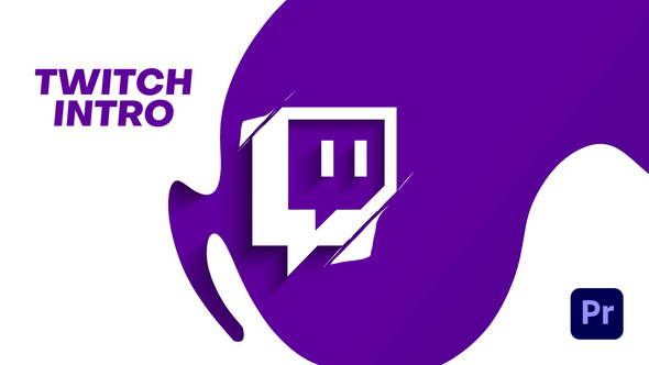 Twitch Liquid Logo Intro