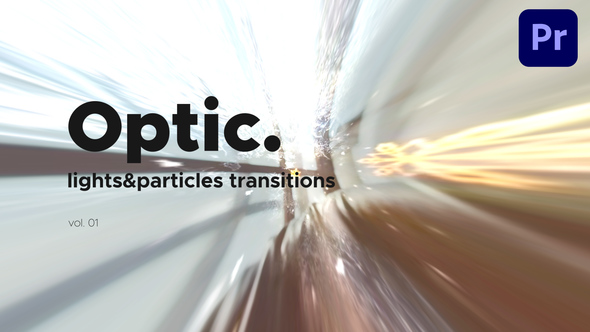Lights & Particles Optic Transitions for Premiere Pro Vol. 01