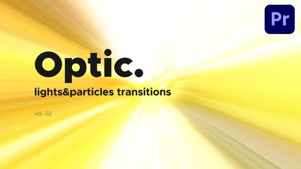 Lights & Particles Optic Transitions for Premiere Pro Vol. 02