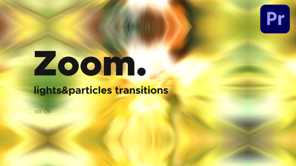 Lights & Particles Zoom Transitions for Premiere Pro Vol. 04
