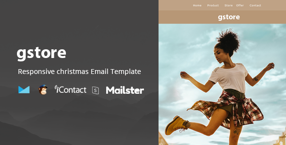 gstore – Responsive E-mail Template + Online Access + Mailster + MailChimp