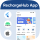 RechargeHub UI Template All-in-One Payment Booking in Flutter Android iOS App SwiftRecharge