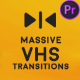 Massive VHS Glitch Transitions - VideoHive Item for Sale