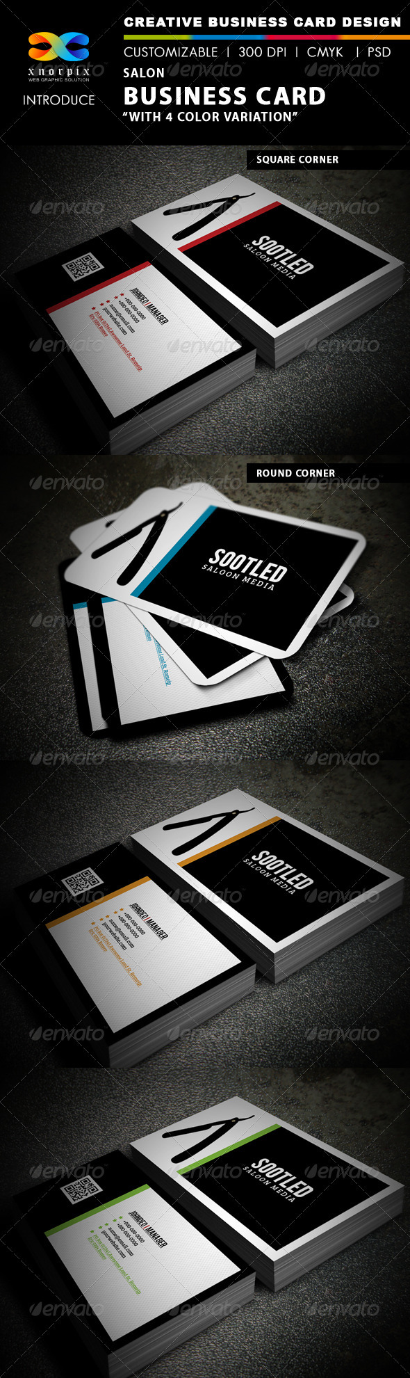 Saloon Business Card