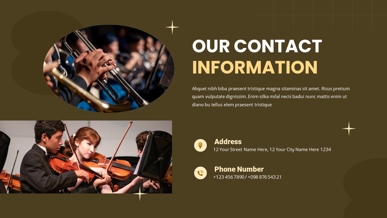 Jazz Festival PowerPoint Template, Presentation Templates | GraphicRiver