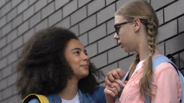 Mean Female Students Bullying Lonely Nerd Girl, Lack of Friends, Depression alt