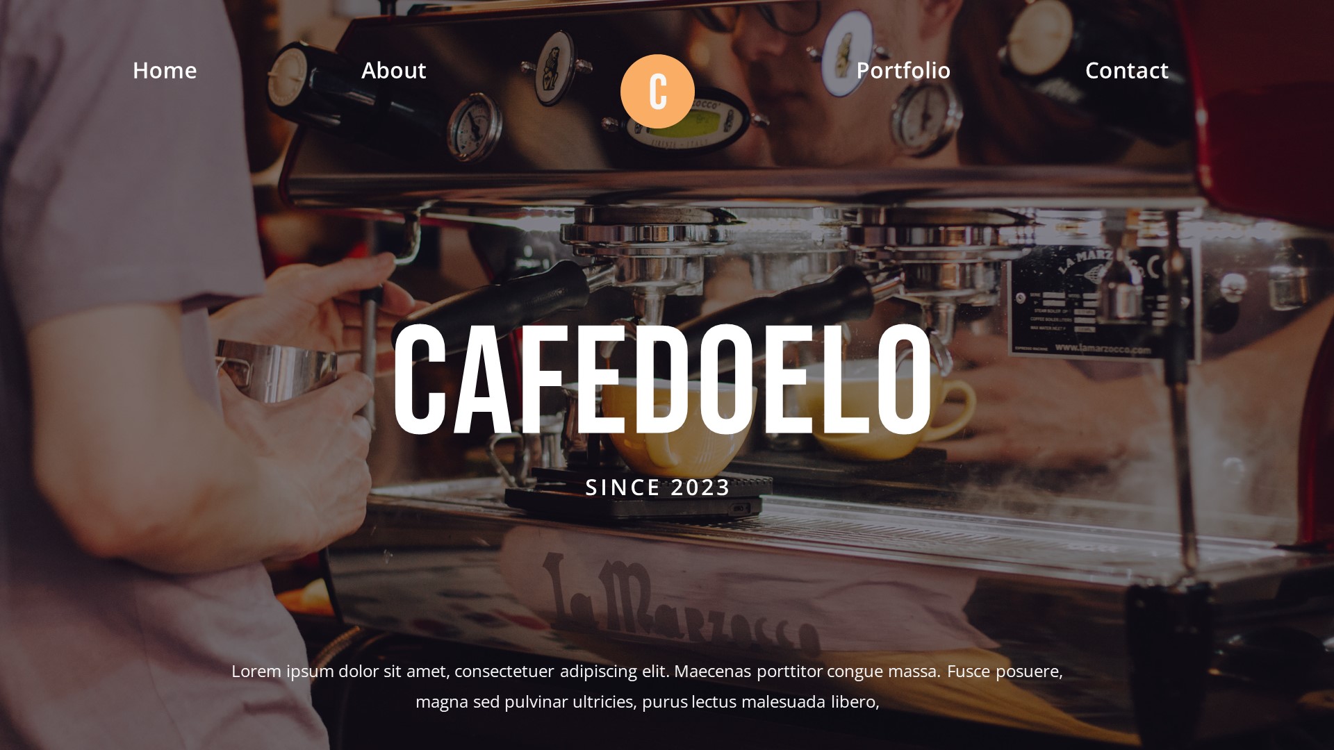 Cafedoelo - Coffe & Cafe Shop Powerpoint Template, Presentation Templates