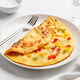 omelette with tomato, bell pepper onion and cheese. healthy breakfast - PhotoDune Item for Sale