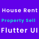 Rentpro-House Property Rental Selling Flutter App UI Kit