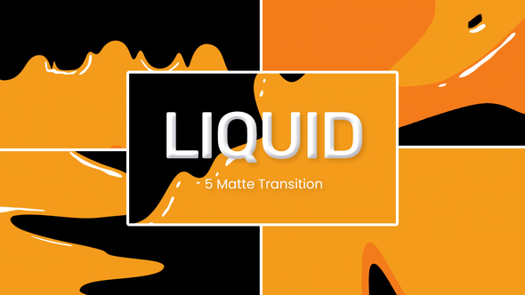 Liquid Transitions Elements template preview