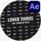 100+ Animated Lower Thirds 100+ Animated Lower Thirds - VideoHive Item for Sale