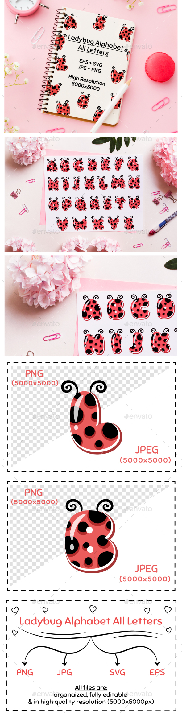 Cute Ladybug Outline PNG & SVG Design For T-Shirts