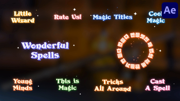 Magic Titles for After Effects