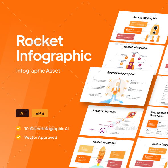[DOWNLOAD]Rocket Infographic Asset Illustrator