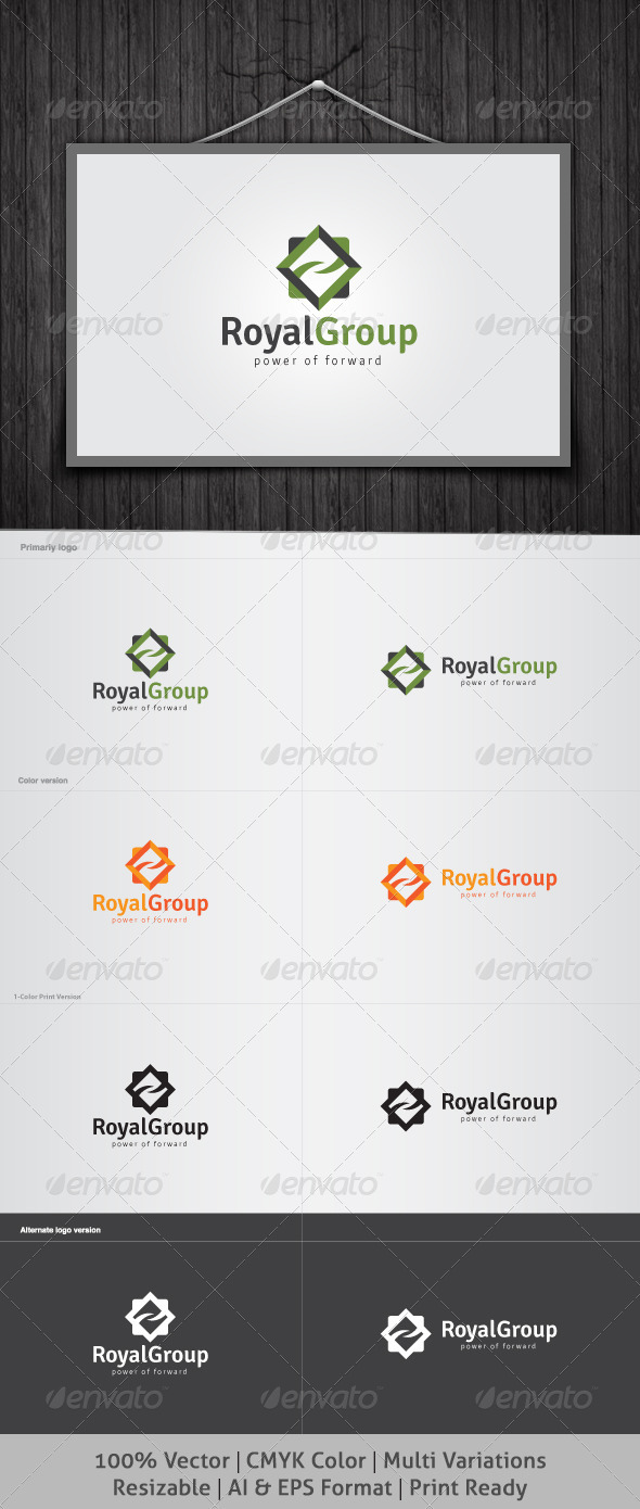 Royal Group Logo - Vector Abstract