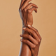 Beautiful black female hands pamper each other - PhotoDune Item for Sale