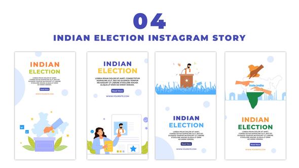 Eye Catching Indian Election Instagram Story Characters