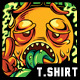 Toxic Treat T-Shirt Design Template